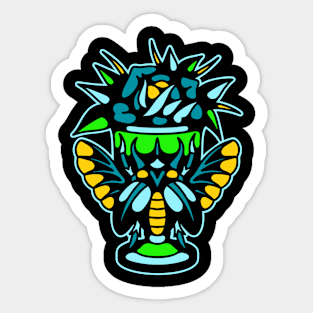 Beetle rose Sticker